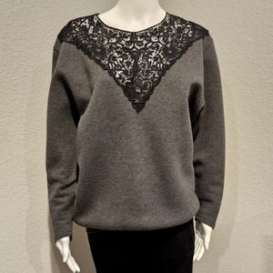 STELLA MCCARTNEY like new lace inset sweatshirt